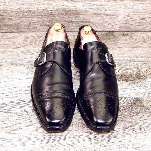 Allen Edmonds FRANCISCAN Monkstrap 10.5 D Black * add $15 new Trees main image 12